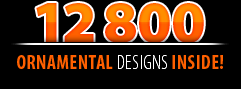 12 800 Ornamental Designs Inside!